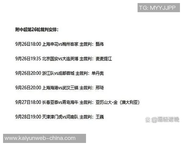 恒大与国安对决裁判阵容解析及比赛影响分析